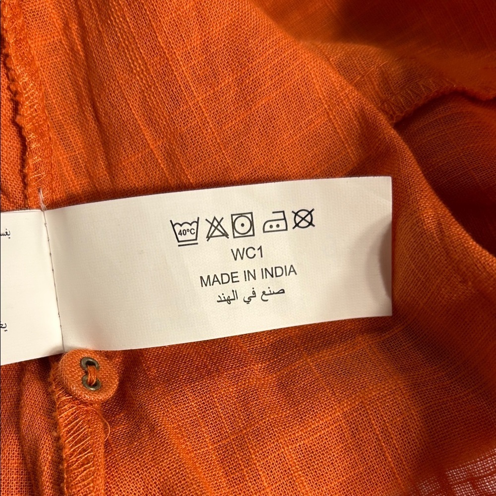 Utsa Terracotta Embroidered Tunic Size XS - Picture 6 of 8
